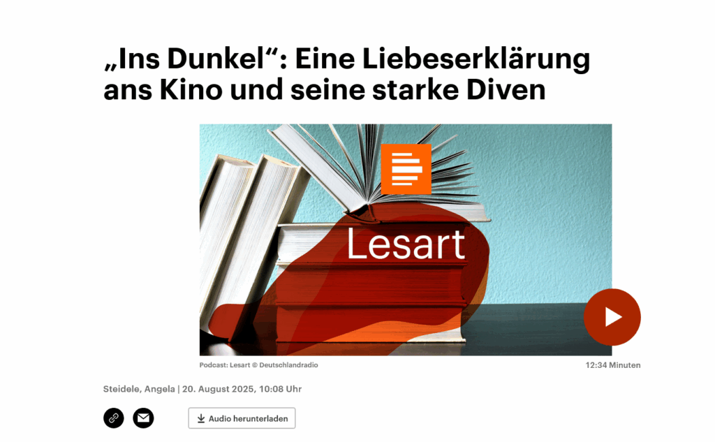 Deutschlandfunk Kultur: "Ins Dunkel"